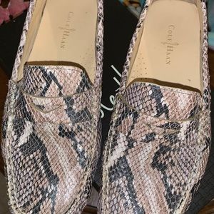 🐊 Cole Haan Greige crocodile shoes 🐊